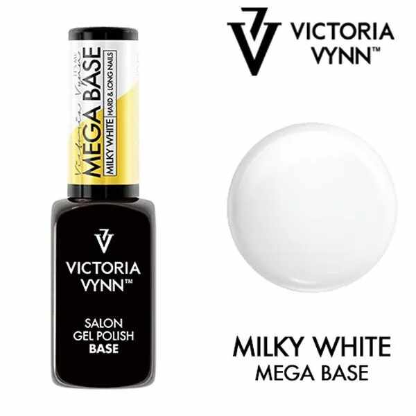 Mega Base Milky White Victoria Vynn 8 ml (Rubber Base)