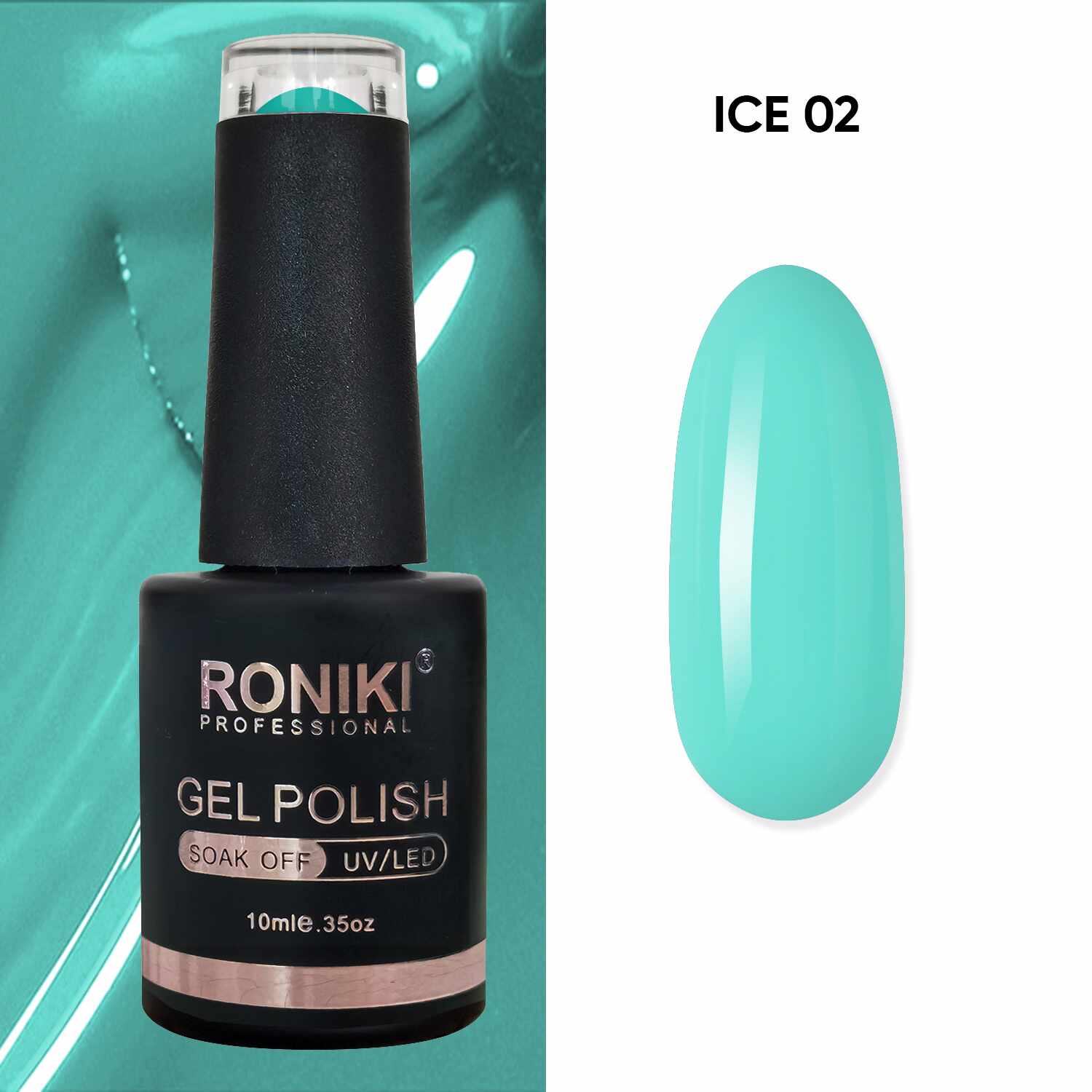 Oja Semipermanenta Roniki Ice Green 02
