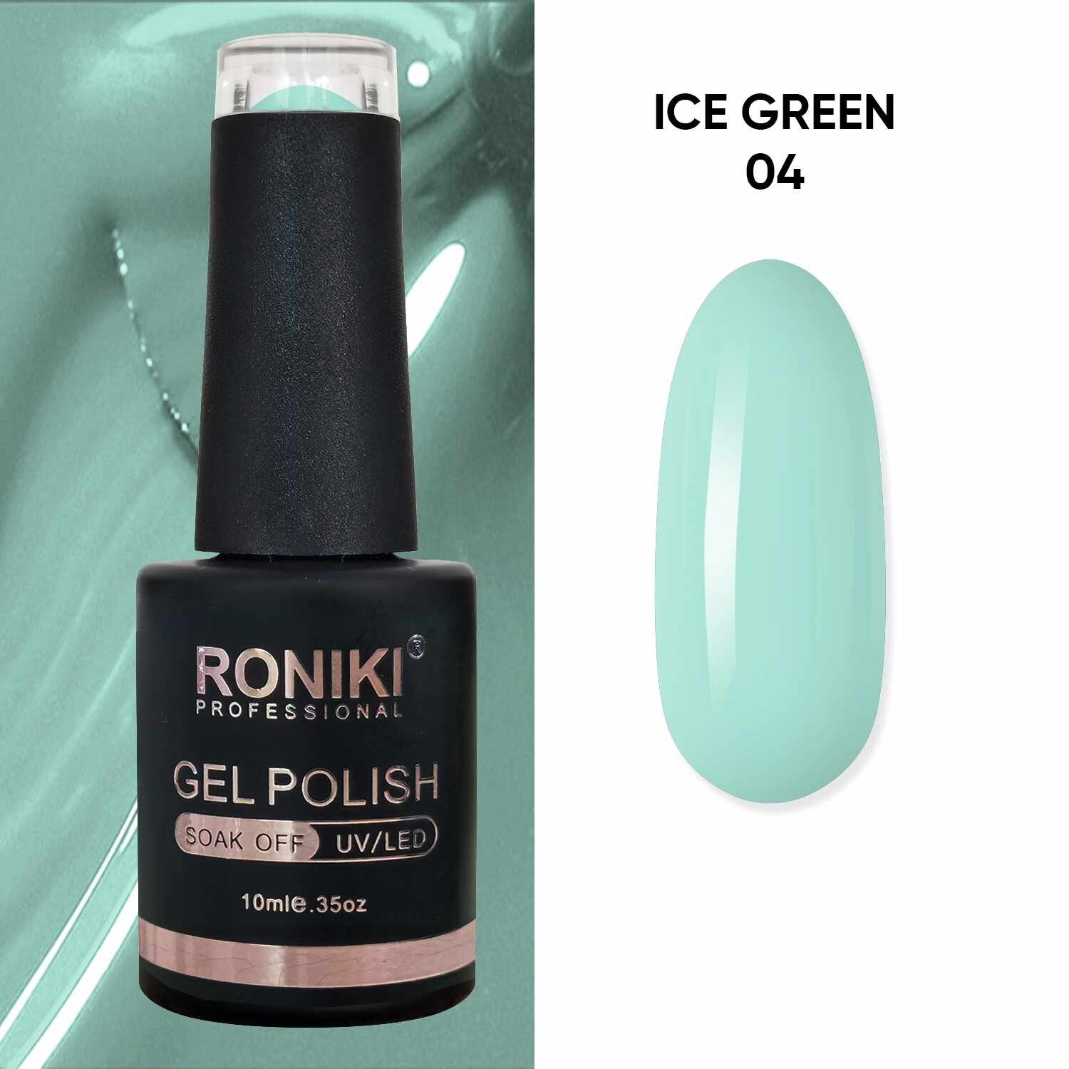 Oja Semipermanenta Roniki Ice Green 04