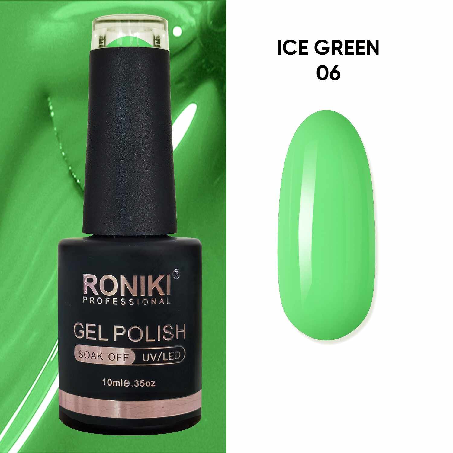 Oja Semipermanenta Roniki Ice Green 06
