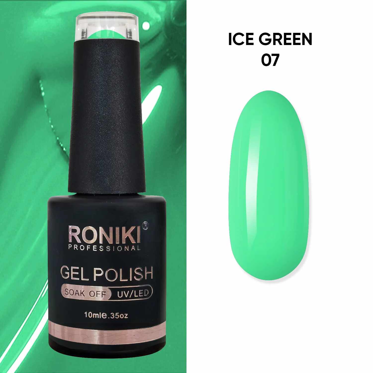 Oja Semipermanenta Roniki Ice Green 07