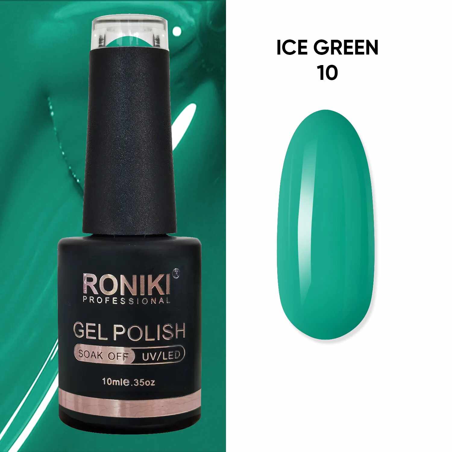 Oja Semipermanenta Roniki Ice Green 10