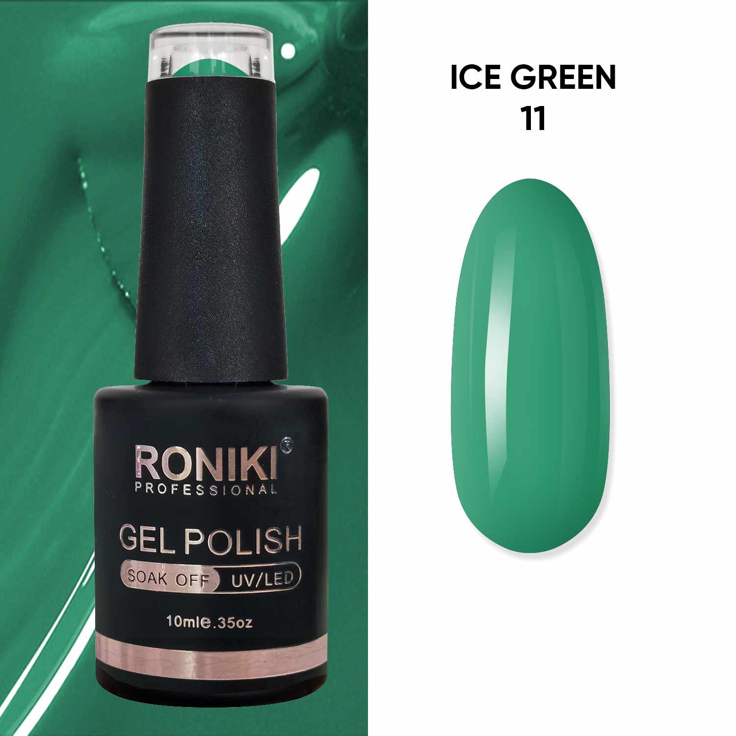 Oja Semipermanenta Roniki Ice Green 11