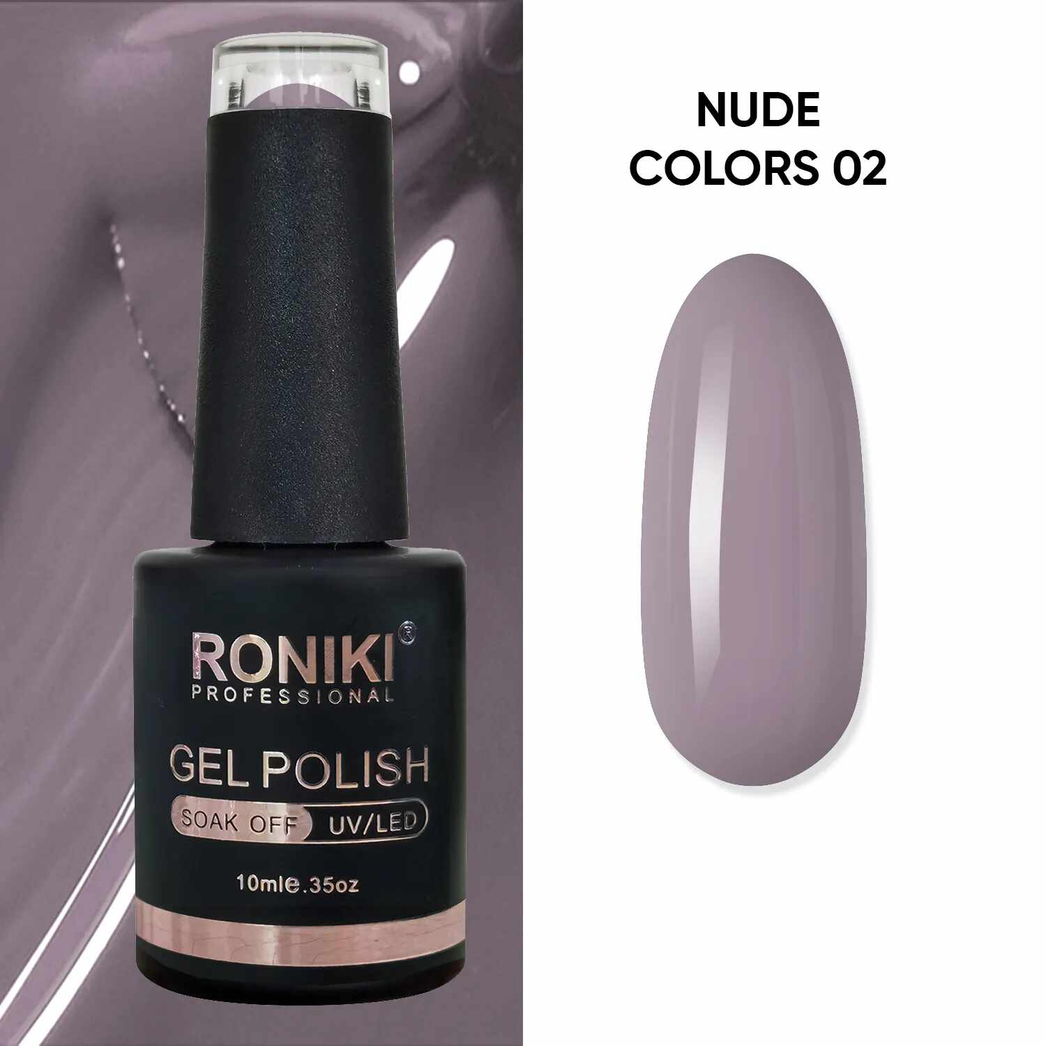 Oja Semipermanenta Roniki Nude Colors 02