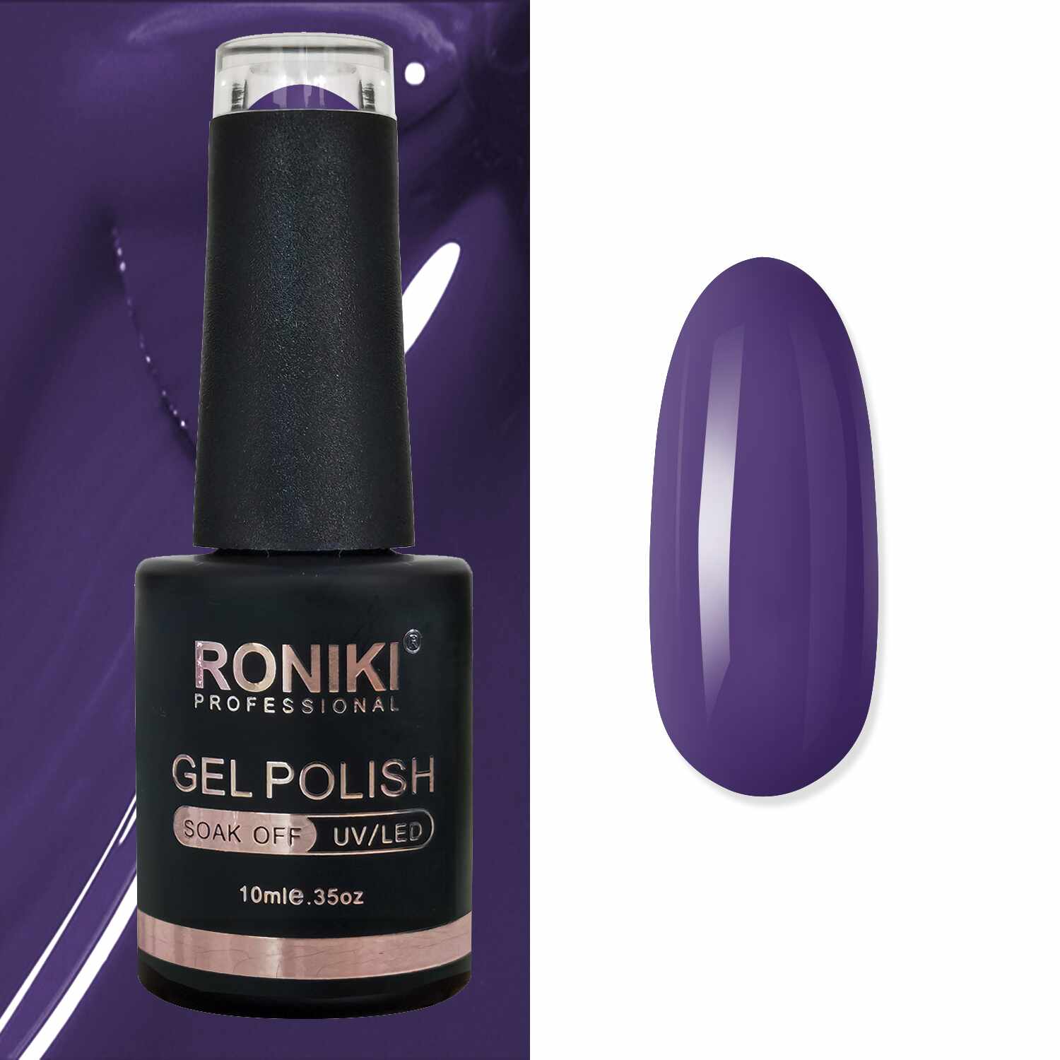 Oja Semipermanenta Roniki Purple Flower 02