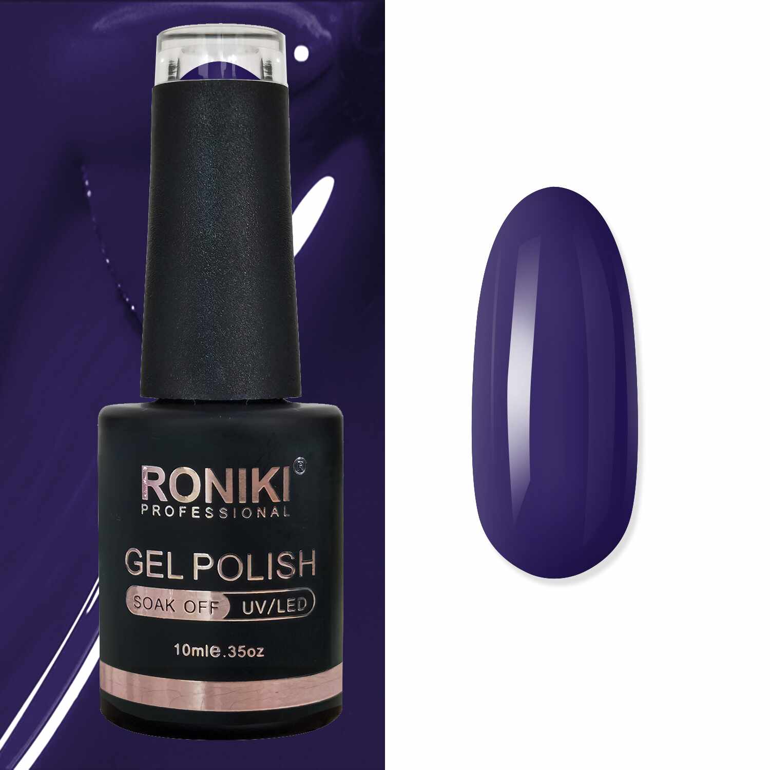 Oja Semipermanenta Roniki Purple Flower 03