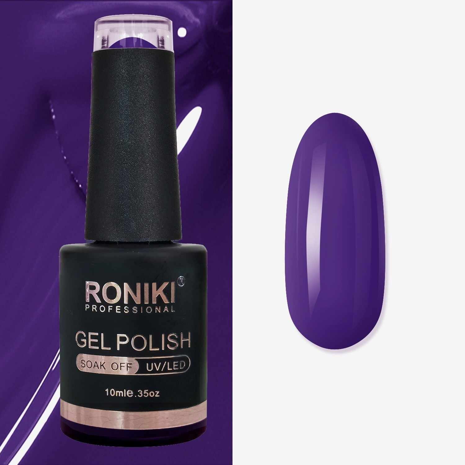 Oja Semipermanenta Roniki Purple Flower 04