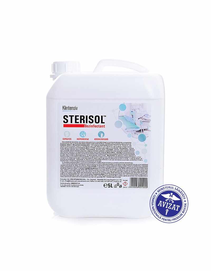 Sterisol - Dezinfectant instrumentar si suprafete de nivel inalt RTU Klintensiv 5L