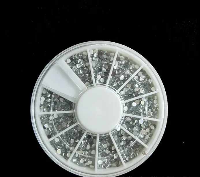 Disc Pietricele Nail Art - Silver