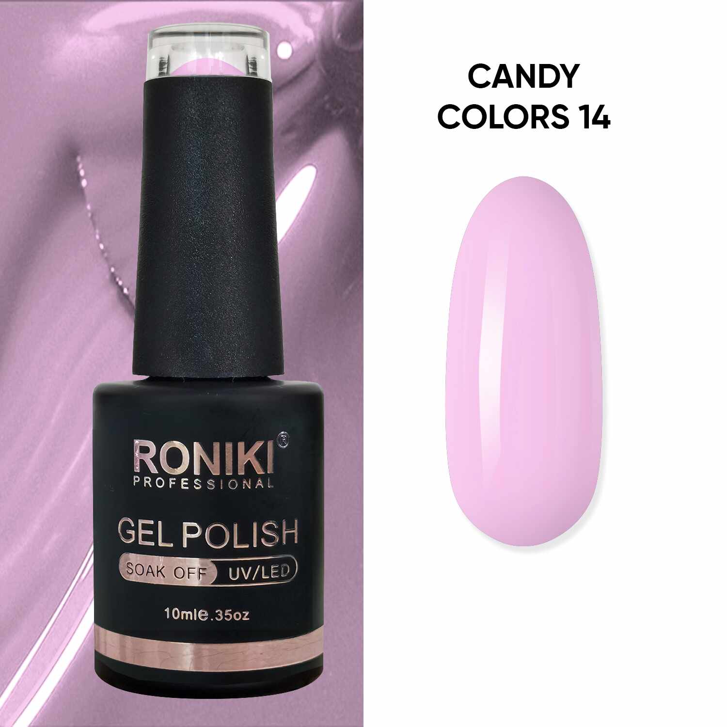 Oja Semipermanenta Roniki Candy Color 14