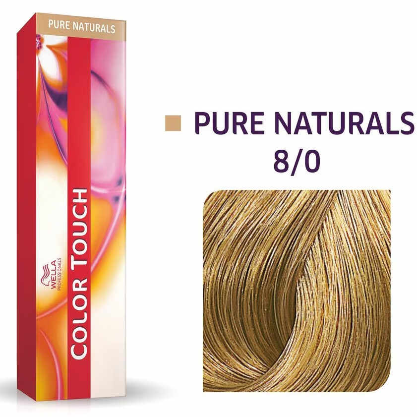 Wella Professionals Vopsea de par demipermanenta Color Touch 8/0 blond deschis natural 60ml
