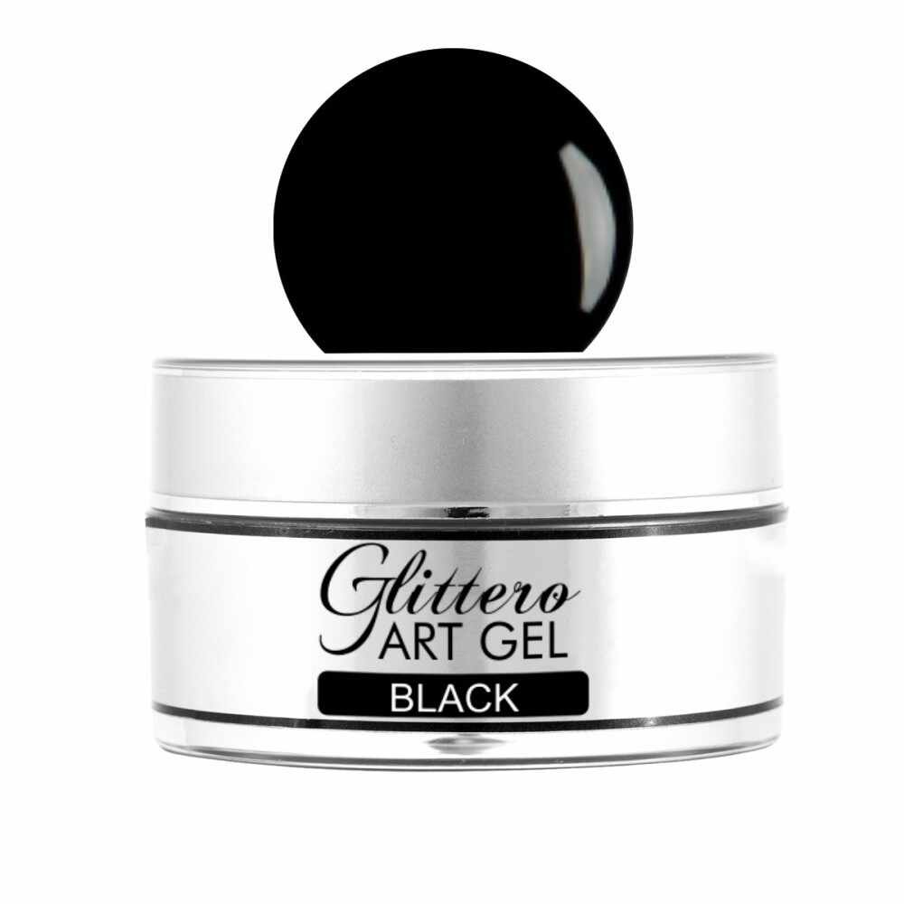 Art Gel Glittero Nails - Black 5ml