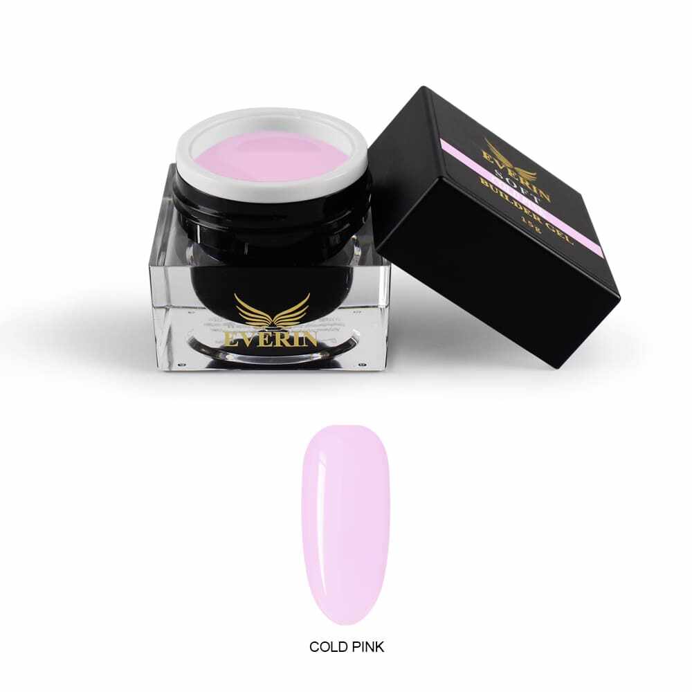 Gel constructie Everin SOFT- COLD PINK 15gr - SOFT-CP15 - Everin.ro