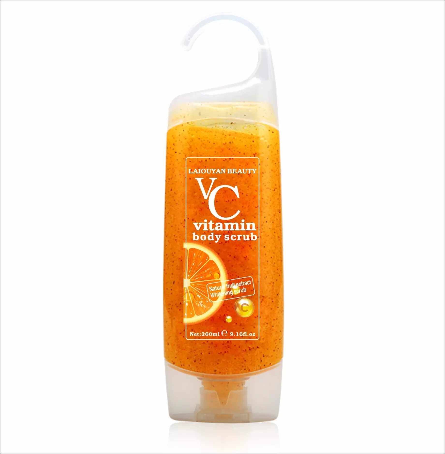 Gel De Dus Exfoliant Cu Vitamine, Body Scrub Orange 260ml