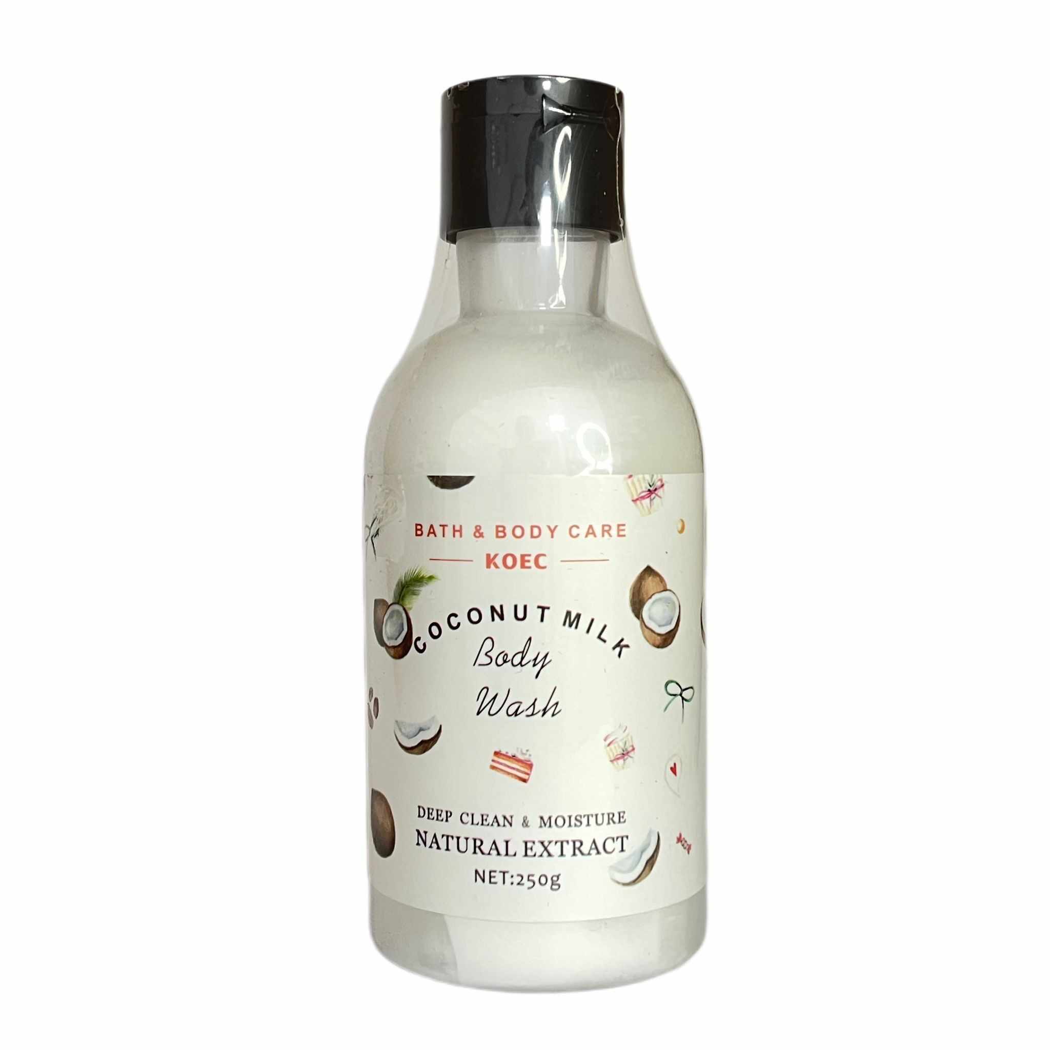 Gel De Dus Exfoliant Parfumat, Coconut Milk 250g