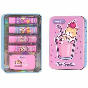 Martinelia Yummy Lip Care Tin Box set îngrijire buze (pentru copii)