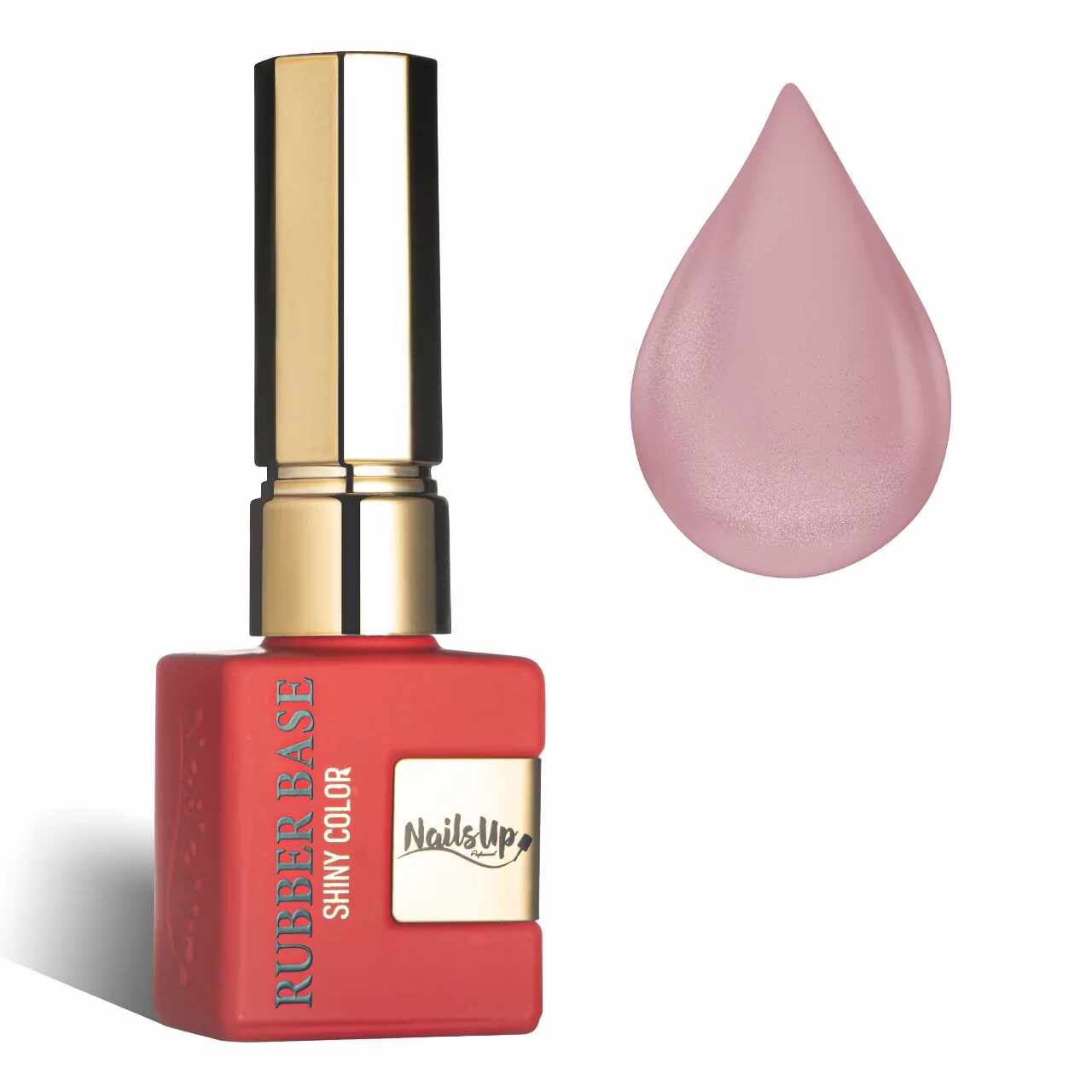Shiny Rubber Base Nailsup - Gold Is Your Reflection Maldive 81, 8ml