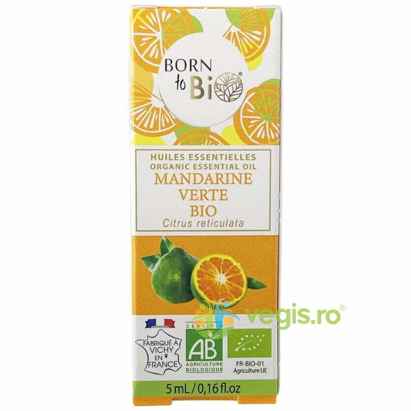 Ulei Esential de Mandarina Verde Ecologic/Bio 5ml