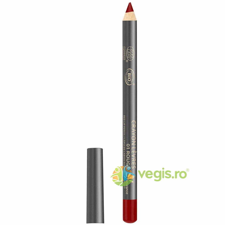 Creion de Buze Rosu Ecologic/Bio 1.1g