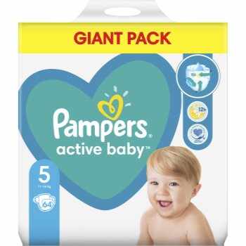 Pampers Active Baby Size 5 scutece de unică folosință