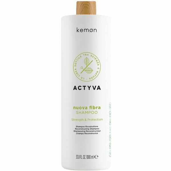 Sampon de restructurare - Kemon Actyva Nuova Fibra Shampoo, 1000 ml