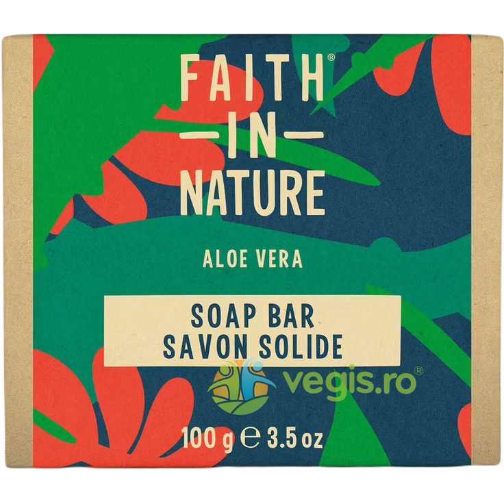 Sapun Natural Solid cu Aloe Vera 100g