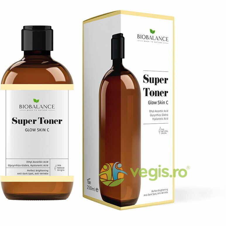Super Toner Glow Skin C Antirid si Iluminator Impotriva Petelor Pigmentare 250ml