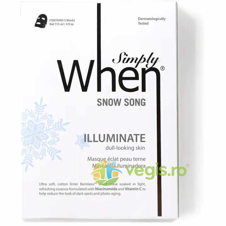Masca Coreeana pentru Luminozitate cu Vitamina C Snow Song 23ml