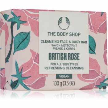 The Body Shop British Rose săpun solid corp si fata