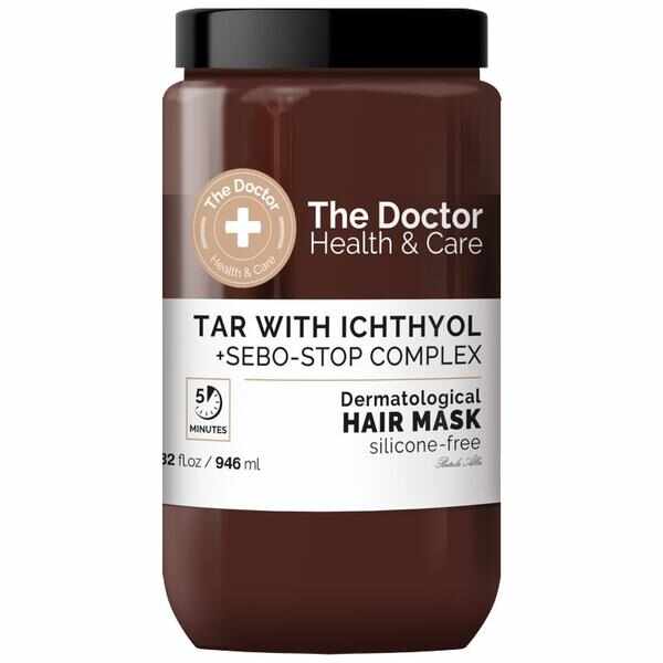 Masca Antimatreata The Doctor Health & Care - Tar With Ichthyol and Sebo-Stop Complex Dermatological, 946 ml