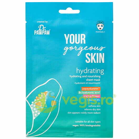 Masca Servetel Hidratanta cu Papayaluronic Your Gorgeous Skin 25ml
