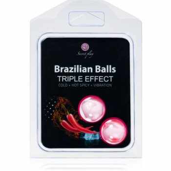 Secret play Brazilian 2 Balls Set Triple Effect ulei de masaj