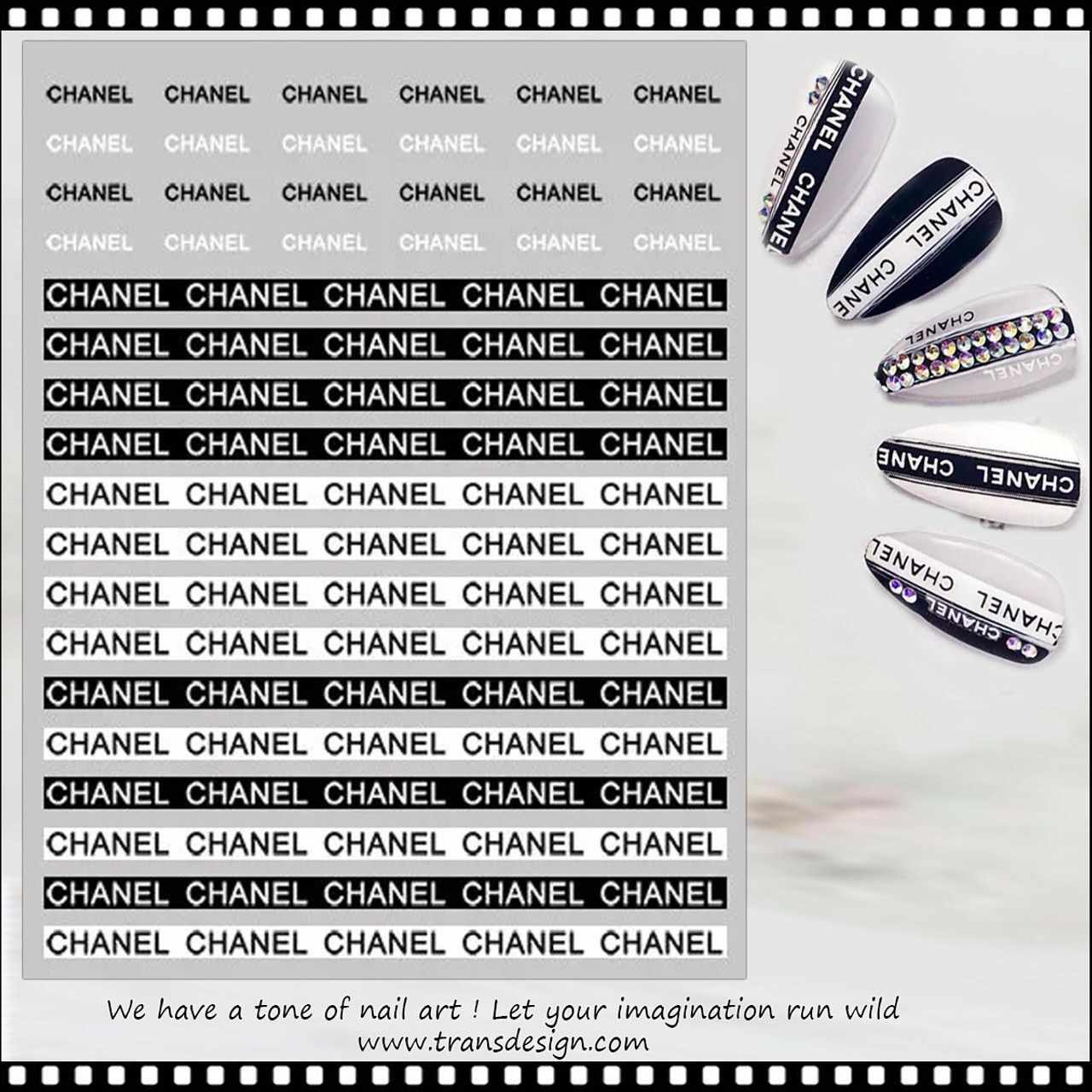 Abtibild Unghii, Sticker Chanel
