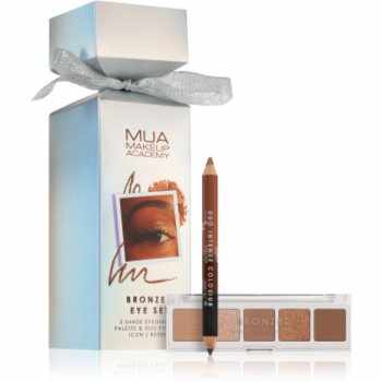 MUA Makeup Academy Cracker Bronzed set cadou (pentru ochi)