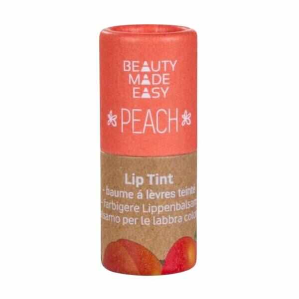 Balsam de Buze Nuantat Peach - Beauty Made Easy Lip Tint, 5.5 g