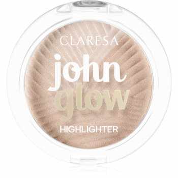 Claresa John Glow Pudra compacta ce ofera luminozitate