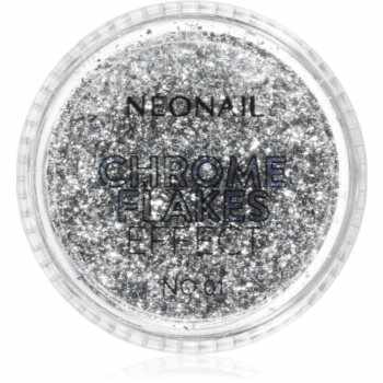 NEONAIL Chrome Flakes Effect No. 1 pudra cu particule stralucitoare pentru unghii