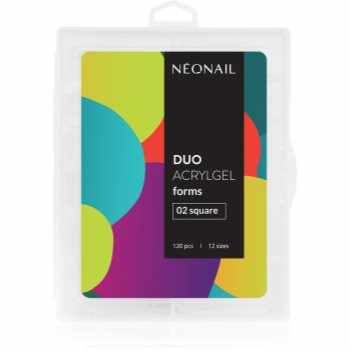 NEONAIL Duo Acrylgel Forms șabloane pentru unghii