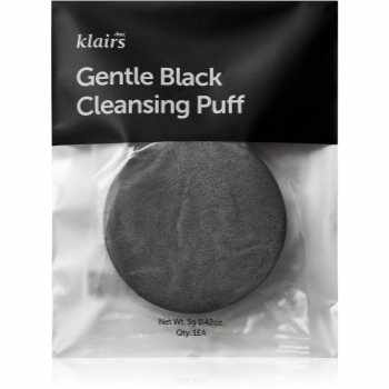 Klairs Gentle Black Cleansing Puff burete pentru curatare faciale