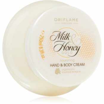 Oriflame Milk & Honey Gold crema nutritiva pentru maini si corp