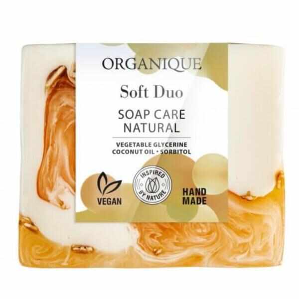 Sapun natural, vegan Soft Duo, Organique Cosmetics, 100 g