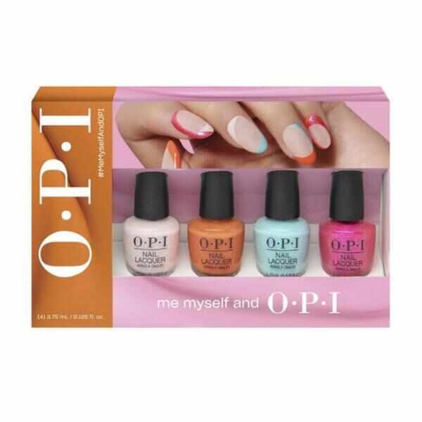 Set 4 nuante lac de unghii, Opi, Me, Myself and Colection, 4 x 3,75 ml