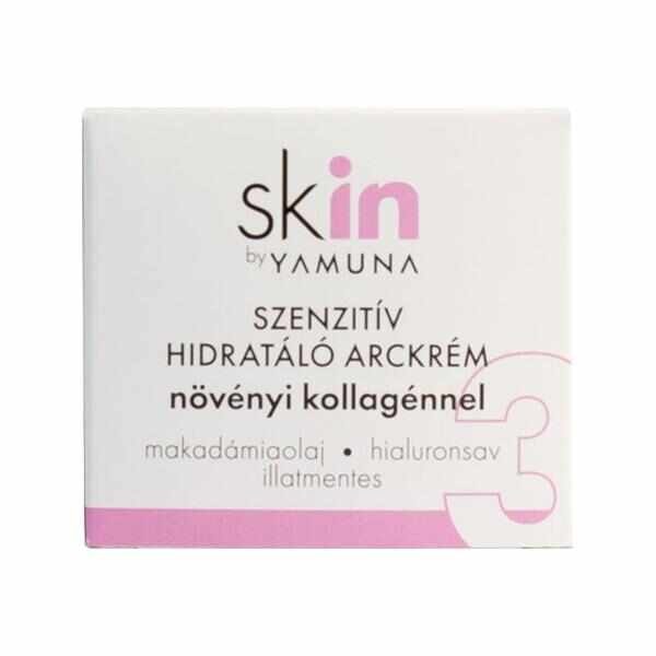 Crema Faciala Hidratanta cu Colagen pentru Ten Sensibil Yamuna, 50 ml