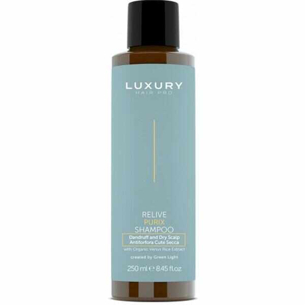 Sampon Antimatreata pentru Scalp Uscat - Relive Purix Shampoo Luxury Hair Pro, Green Light, 250 ml