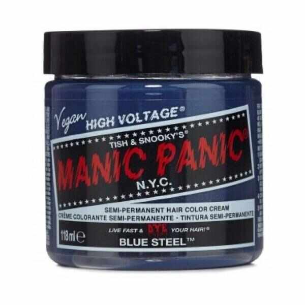 Vopsea Directa Semipermanenta - Manic Panic Classic, nuanta Blue Steel, 118 ml