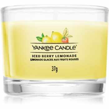 Yankee Candle Iced Berry Lemonade lumânare votiv glass