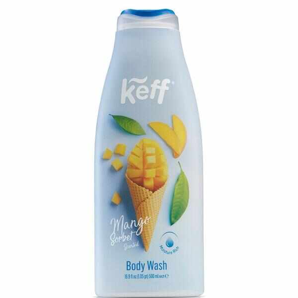 Gel de Dus cu Parfum de Sorbet de Mango - Sano Keff Mango Sorbet Body Wash, 500 ml