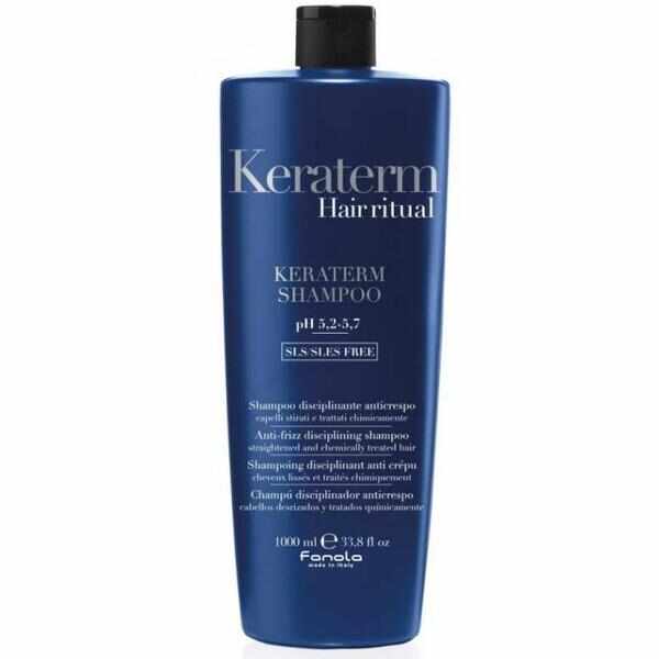 Sampon pentru Netezire - Fanola Keraterm Hair Ritual Anti-Frizz Disciplining Shampoo, 1000ml
