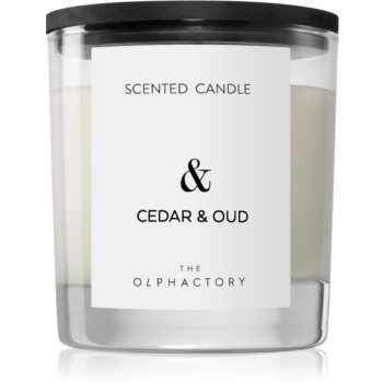 Ambientair The Olphactory Cedar & Oud lumânare parfumată