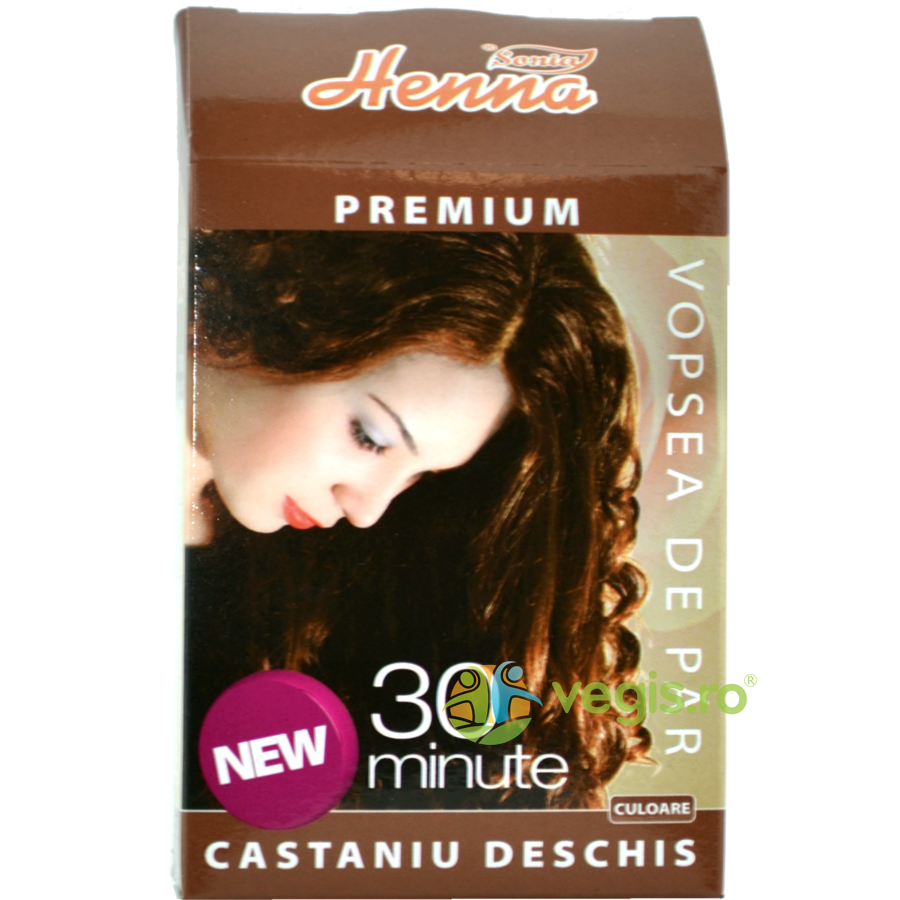 Henna Premium Castaniu Deschis 60g